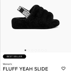 UGG slingback slippers in Black retail at $100
